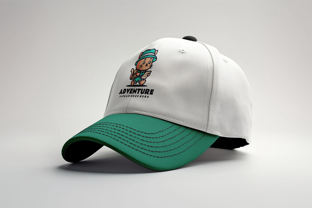 Adventure Cat Mascot Logo Design, a Branding & Logo Template by Artnivora.Std (Photo 2 of 3)