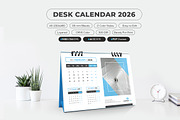 2026 Desk Calendar Printable, a Stationery Template by MstArtwork (Thumbnail 2 of 5)