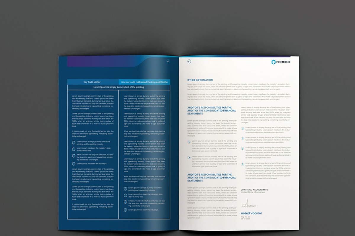 Annual Report, a Brochure Template by xnorpix (Photo 22 of 25)