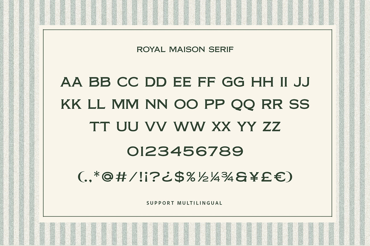 Royal Maison - Serif & Script Font, a Serif Font by Honestype (Photo 12 of 13)