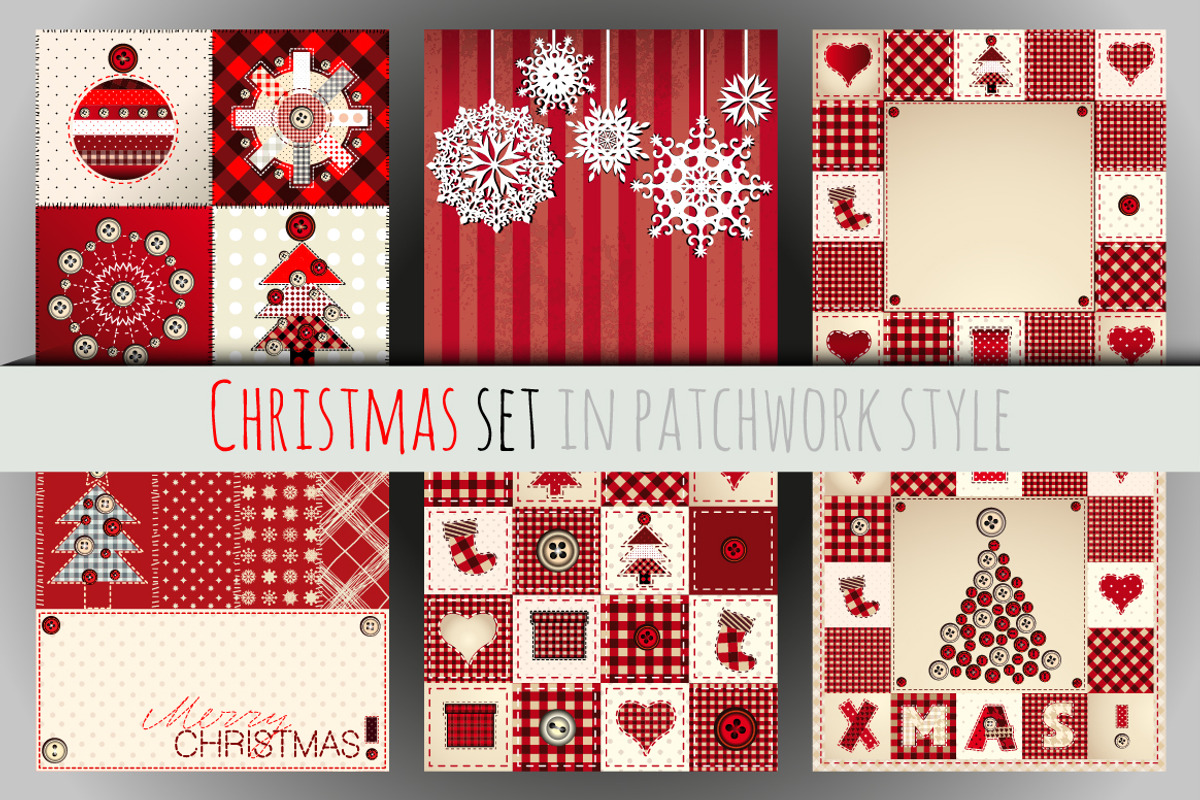 Festive Christmas Patterns, a Flyer Template by tkdesign (Photo 1 of 8)