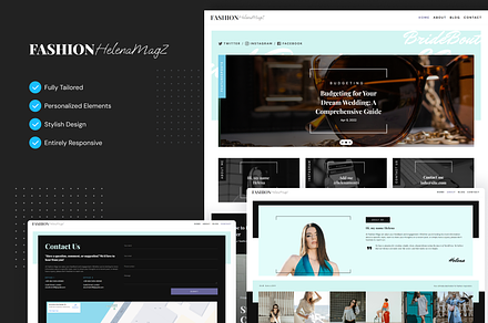 HelenaMagz Fashion Magazine Framer