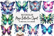 Magic Butterflies Clipart Bundle, an Illustration by DreamArtGraphic (Thumbnail 1 of 6)
