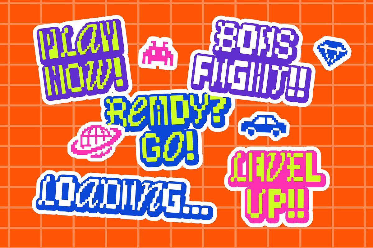 Ransom Pixel - Display Font, a Font by Edignwn Type (Photo 4 of 10)