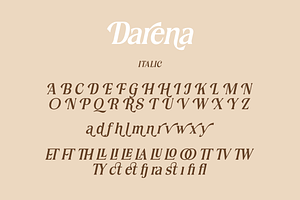 Darena - Serif Display Font