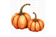 Dusty Orange Pumpkins, a Decorative Illustration by Bloom Craft Creations (Thumbnail 7 of 12)