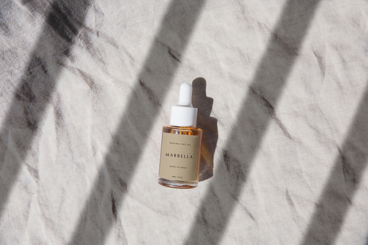 Glass Dropper Bottle Mockup, a Packaging Mockup by Copal (Photo 9 of 11)