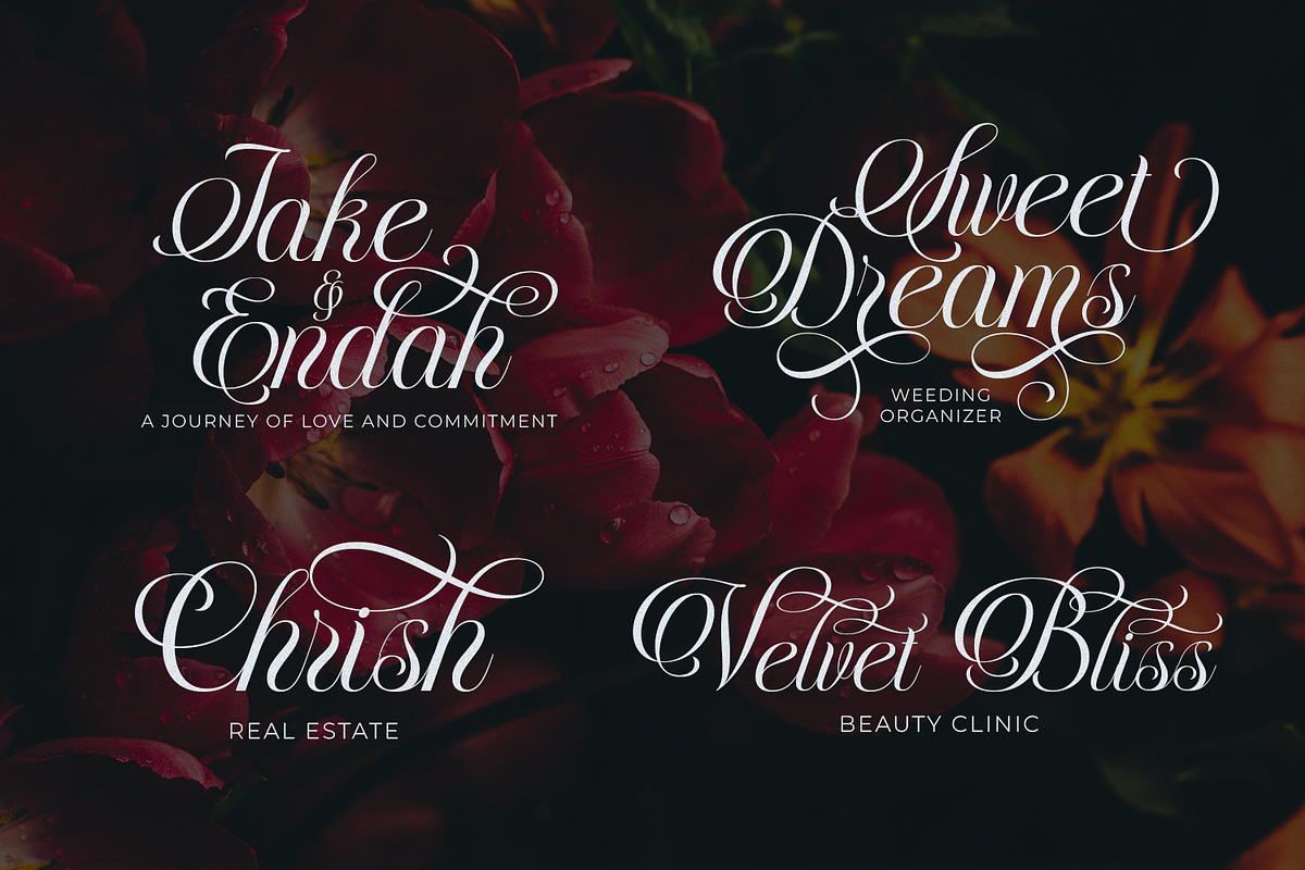 Floralina - Modern Cursive Script, a Script Font by Pixesia Studio (Photo 7 of 12)