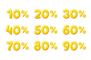 Discount compositions with 3d, an Object Illustration by YummyBuum