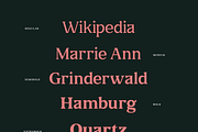 Fab Display - Editorial Font, a Serif Font by Biro AMDS (Thumbnail 8 of 8)