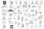 SUMMERWEEN Procreate stamps, a Brush Add-On by SecondOfJuly (Thumbnail 4 of 6)