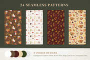 Fall Mushrooms Watercolor Clipart, a Seasonal Illustration by AnitaPol (Thumbnail 14 of 20)