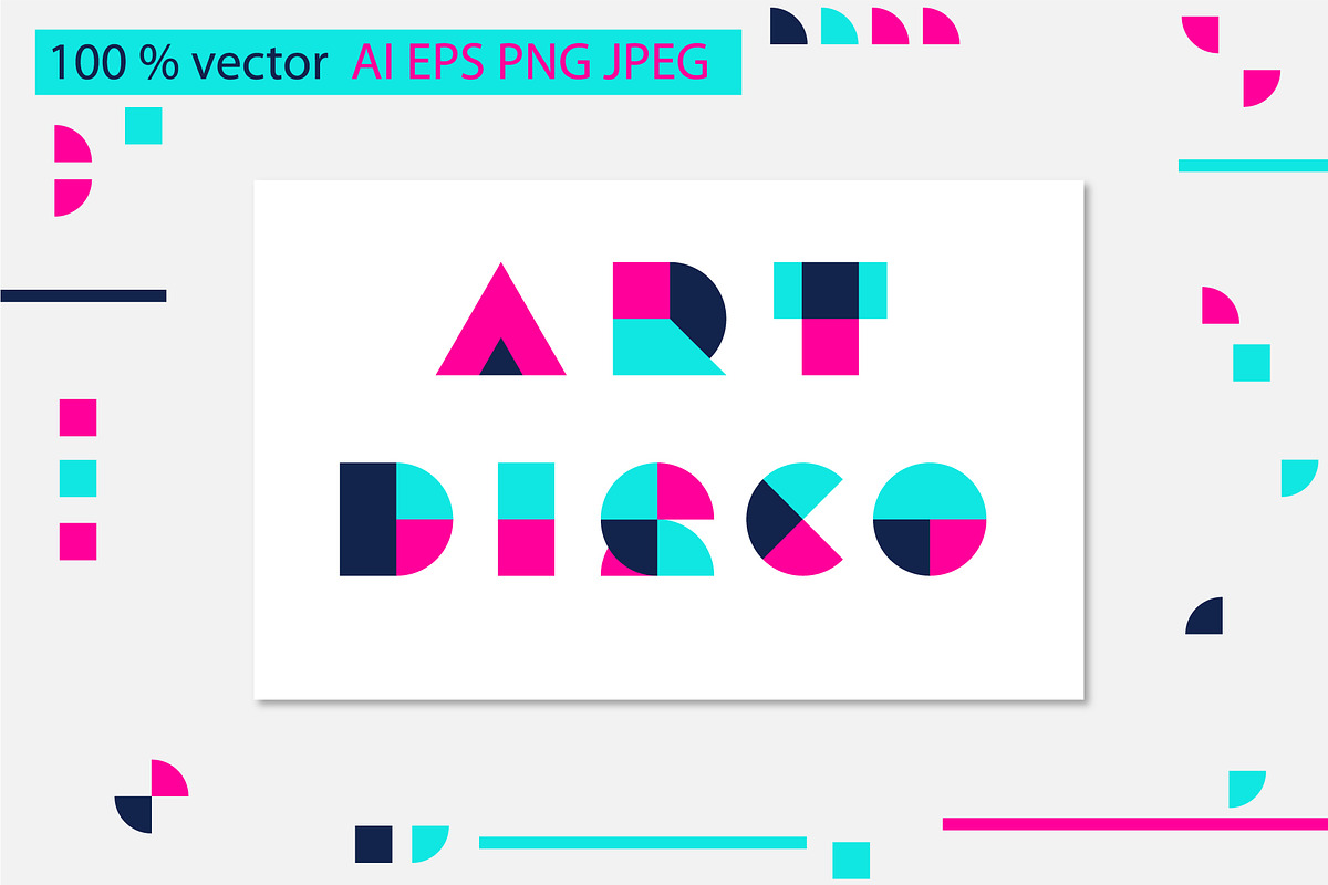 Geometric Font preview 2