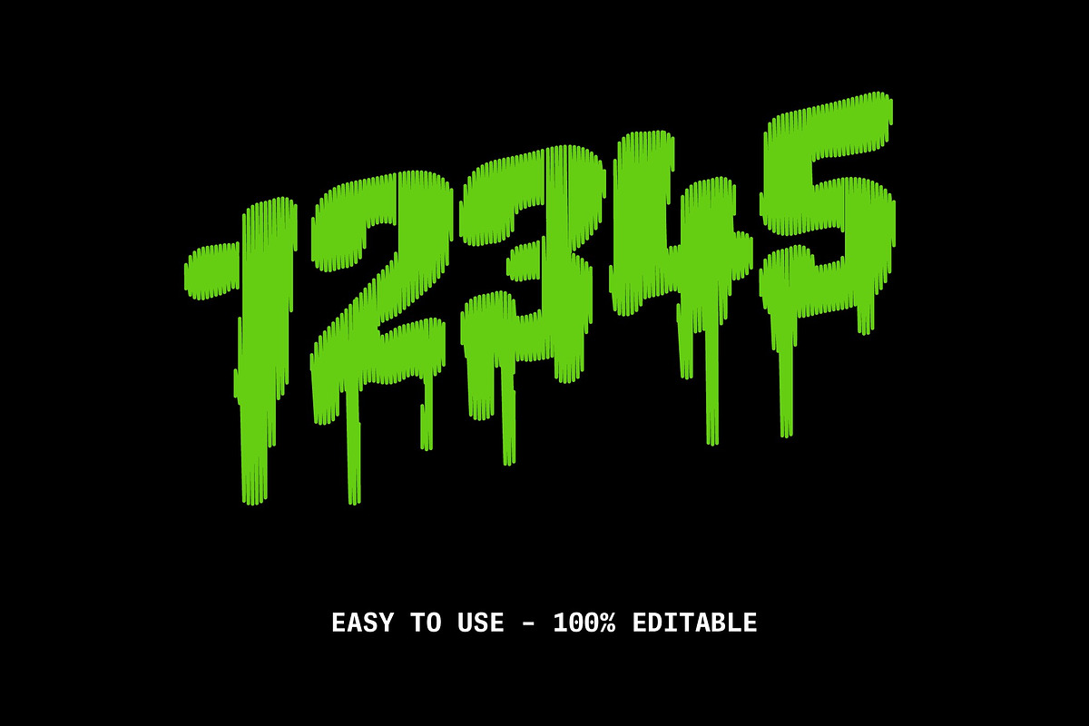 Slime Drip Text Effect preview 2