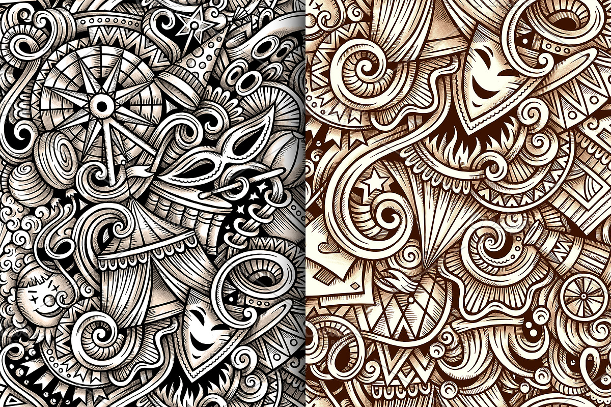Amusement Park Graphics Patterns, a Pattern Graphic by BALABOLKA (Photo 4 of 6)