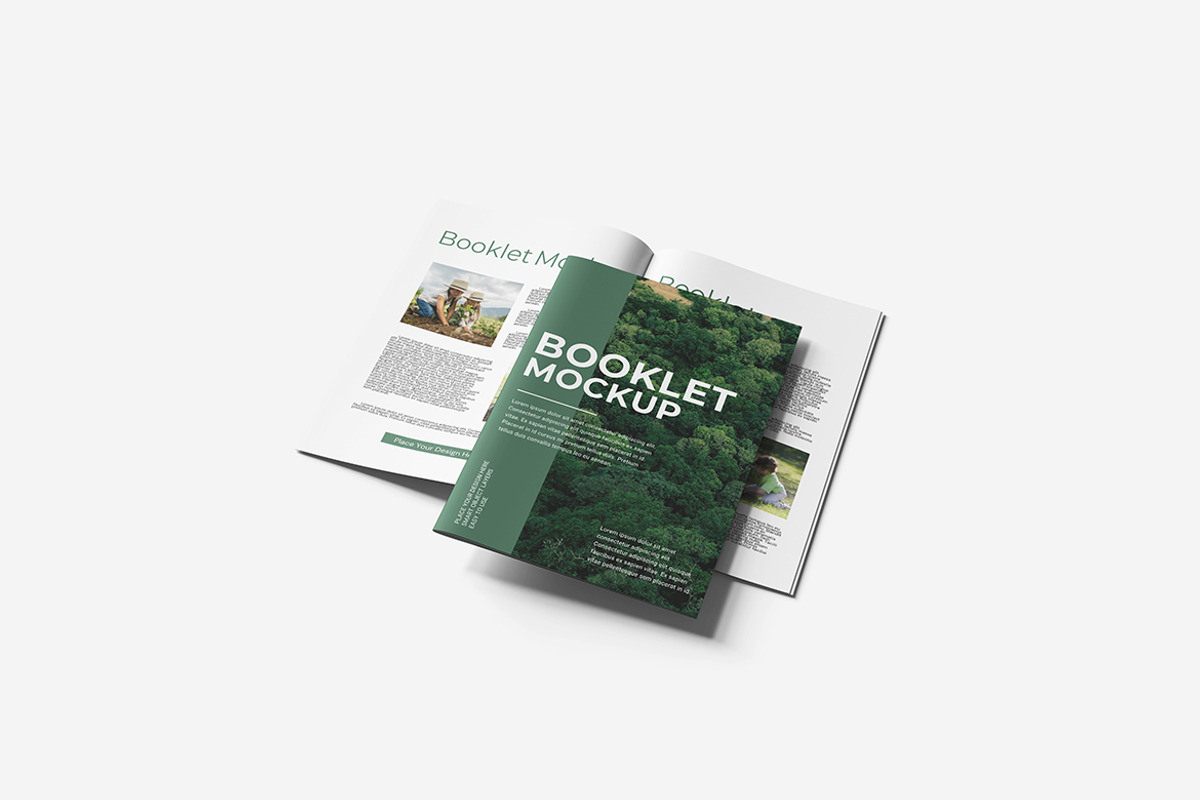 Booklet Mockup, a Product Mockup by MrLetters