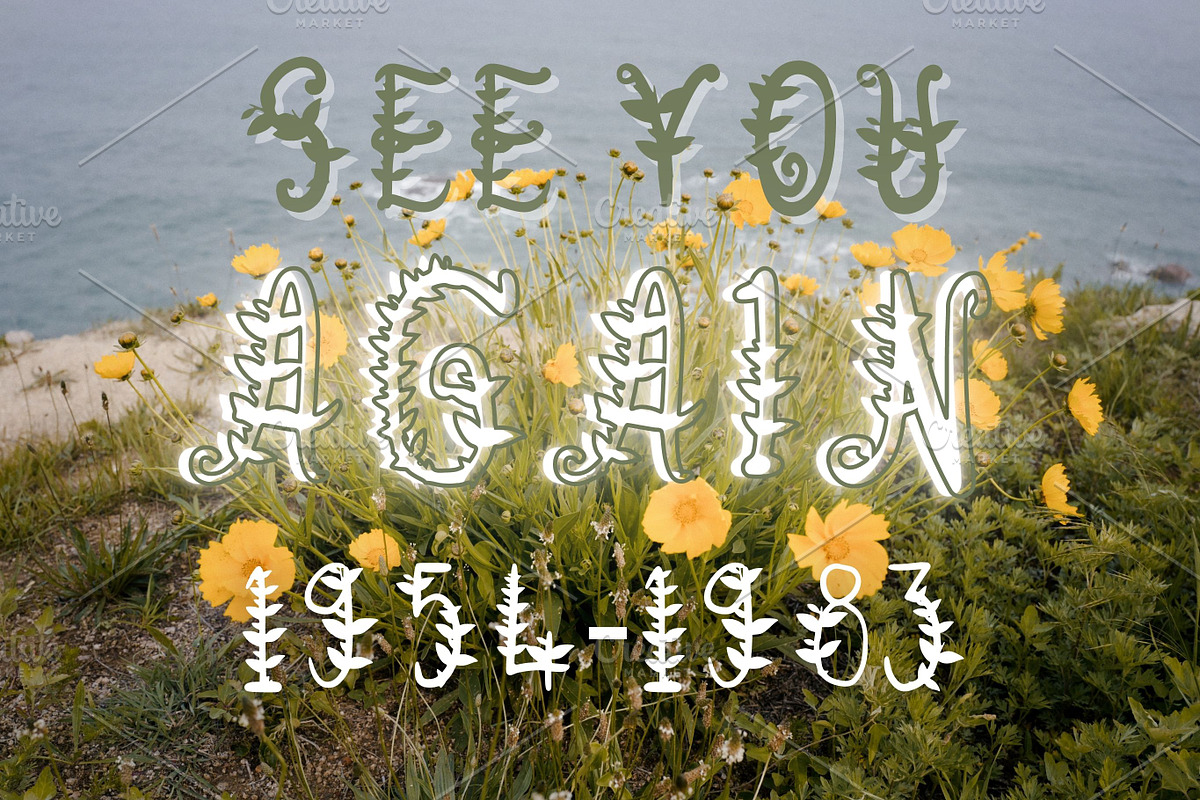 Little Journey2, SVG font, a Font by Tattoo Worker Studio (Photo 2 of 4)