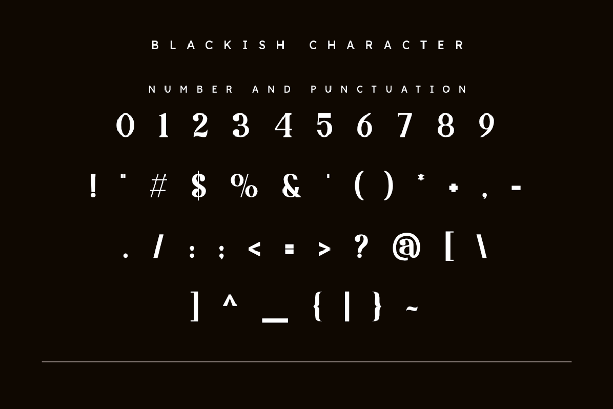 Blackish | Sophisticated Classic, a Serif Font by Masyafi Studio (Photo 2 of 8)
