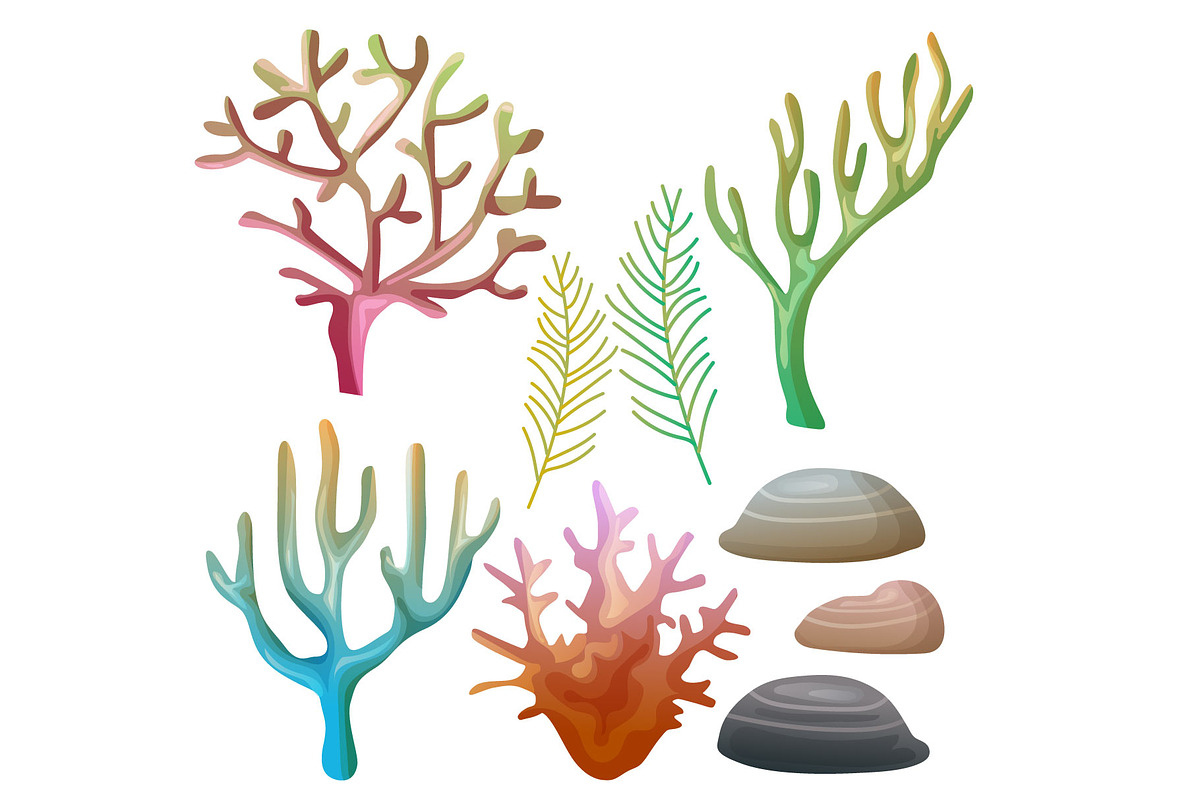coral reef icon set, an Object Graphic by Propylparaben (Photo 2 of 2)