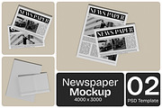 Newspaper Mockup, an Advertising Mockup by Permadi Creative (Thumbnail 1 of 3)