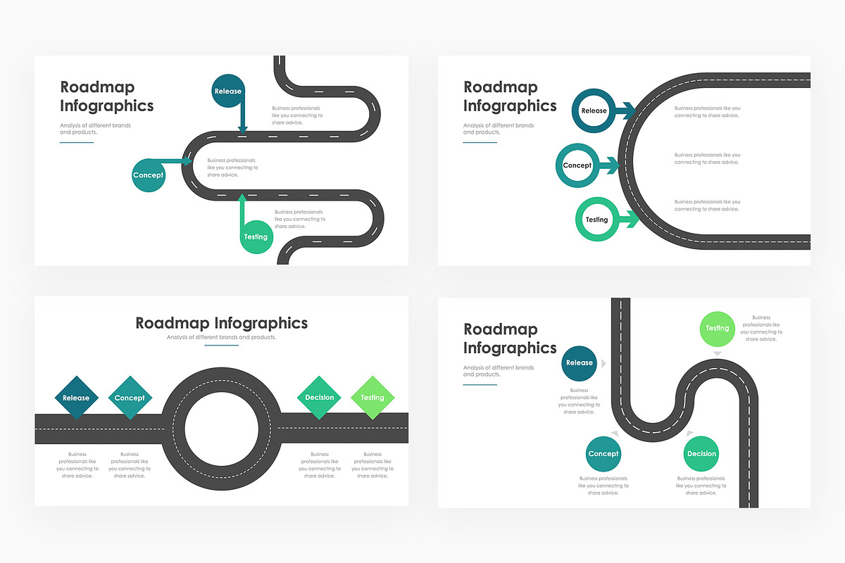 Roadmap Infographics - PowerPoint, a Presentation Template by slidequest (Photo 7 of 7)
