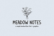 Meadow Notes - Handwritten Font, a Sans Serif Font by simpleblues (Thumbnail 1 of 12)
