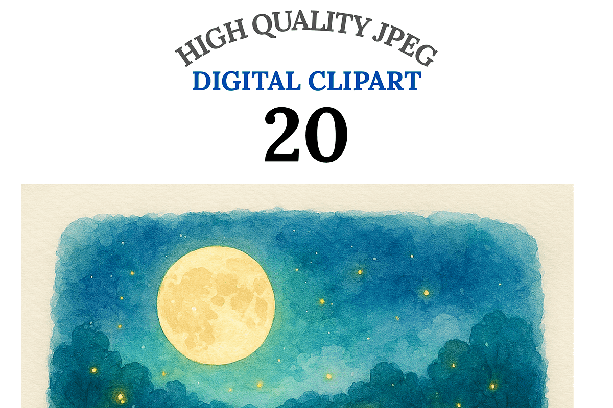 Fantasy Landscape Clipart Set, a Decorative Illustration by Pati Charm Studio (Photo 1 of 8)