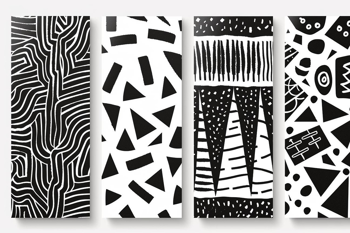Creative Geometric Pattern Set, a Graphic by Designs_River (Photo 1 of 9)
