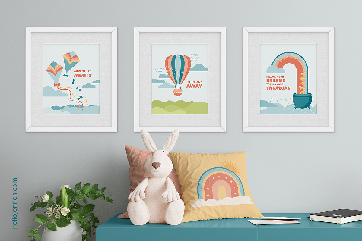 Sky Ways Illustration Collection, a Decorative Illustration by hellojenrich (Photo 7 of 12)