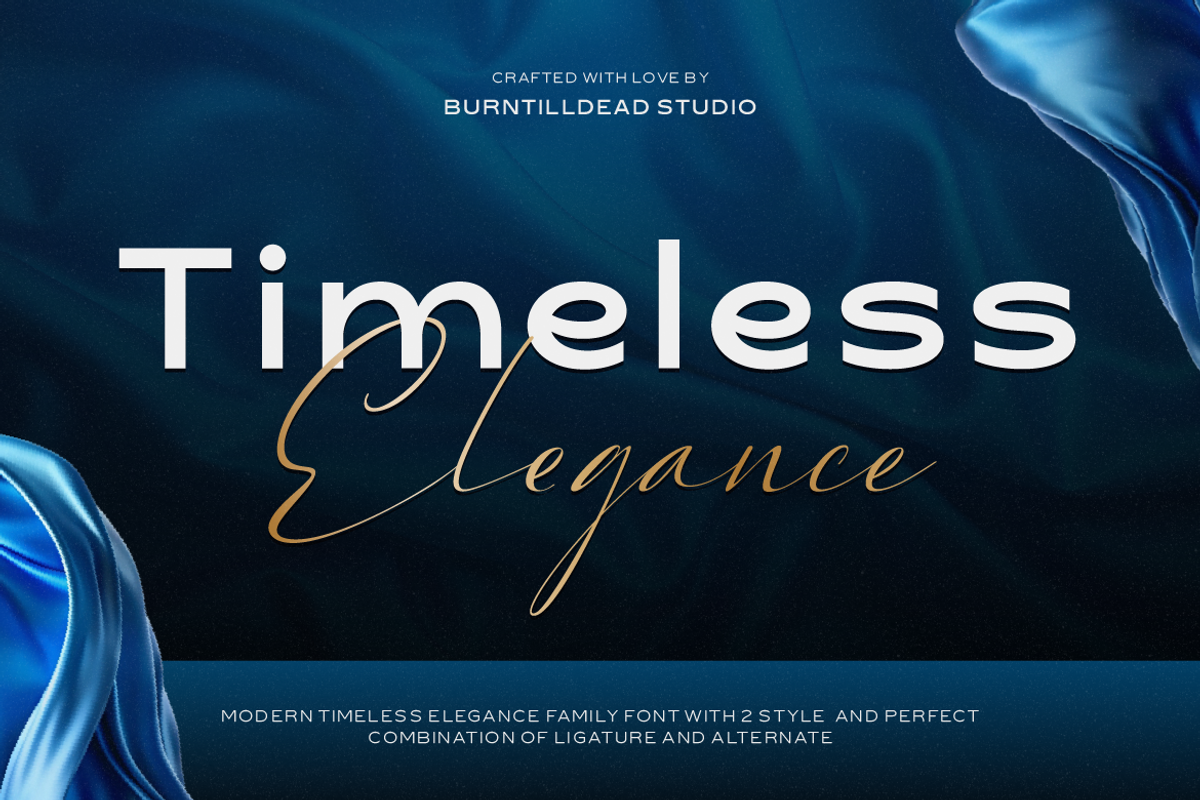 Romaria Stylish, a Sans Serif Font by Burntilldead (Photo 12 of 12)