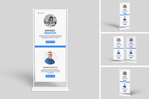 High Quality Banner Mockup, an Advertising Mockup by swsi-studio