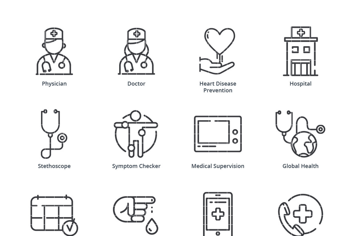 Medical Icons Set 1 - Outline Series, an Outline Icon by introwiz1 (Photo 3 of 3)