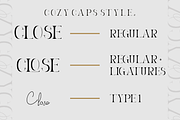 Cozy Caps - Luxury Duo Font, a Font by PutraCetol Studio (Thumbnail 6 of 11)