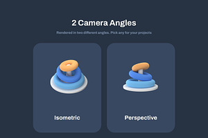 Statistics And Data 3D Icon Set