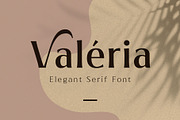 Valeria - Elegant Serif, a Serif Font by Arterfak Project (Thumbnail 1 of 11)