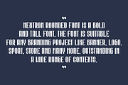 Nextron Rounded, a Sans Serif Font by QR Design Studio (Thumbnail 5 of 7)