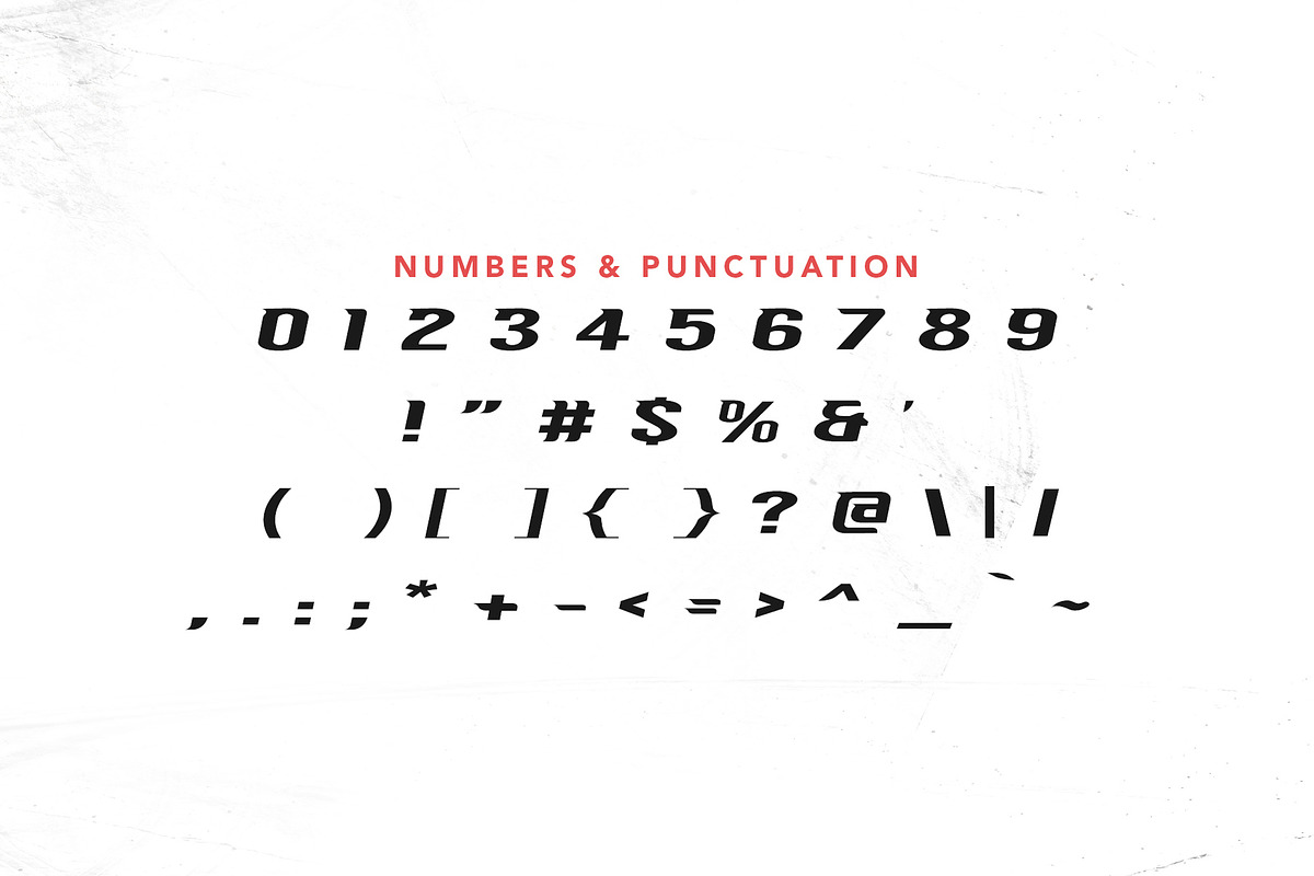 Drift Typeface preview 6