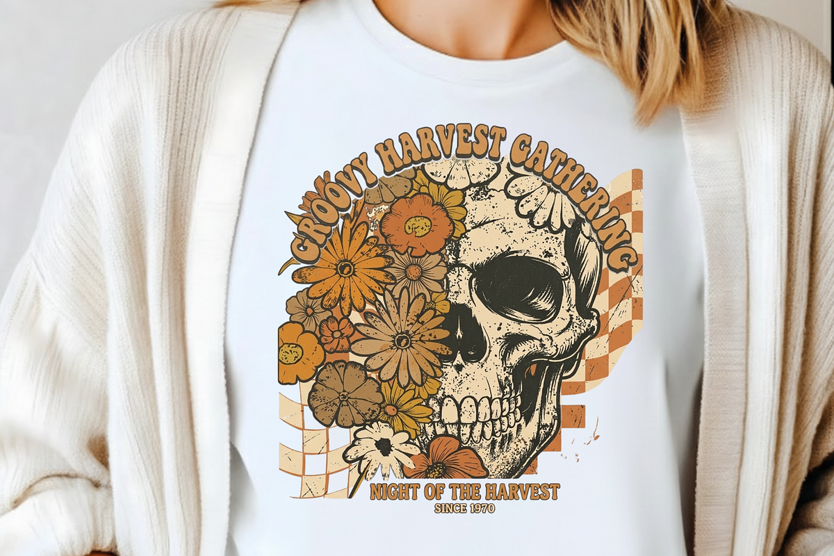Retro Floral Skeleton PNG, Halloween, a Graphic by Vector Portal (Photo 5 of 8)
