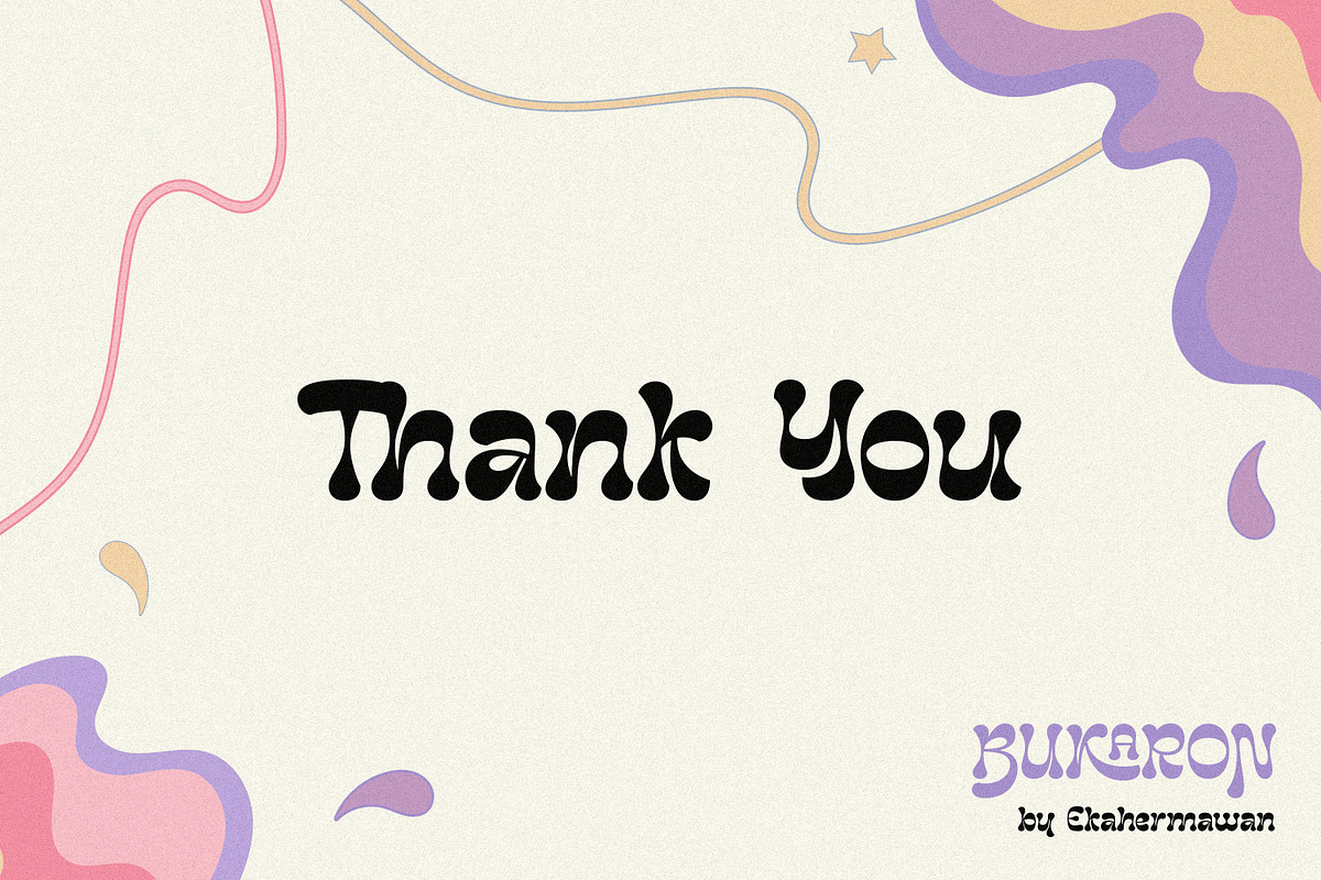 Bukaron - Retro Display Font, a Font by Ekahermawan (Photo 14 of 14)