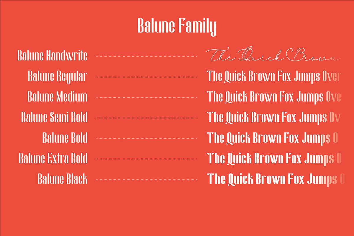 Balune Family Font, a Sans Serif Font by AuthenType (Photo 6 of 10)