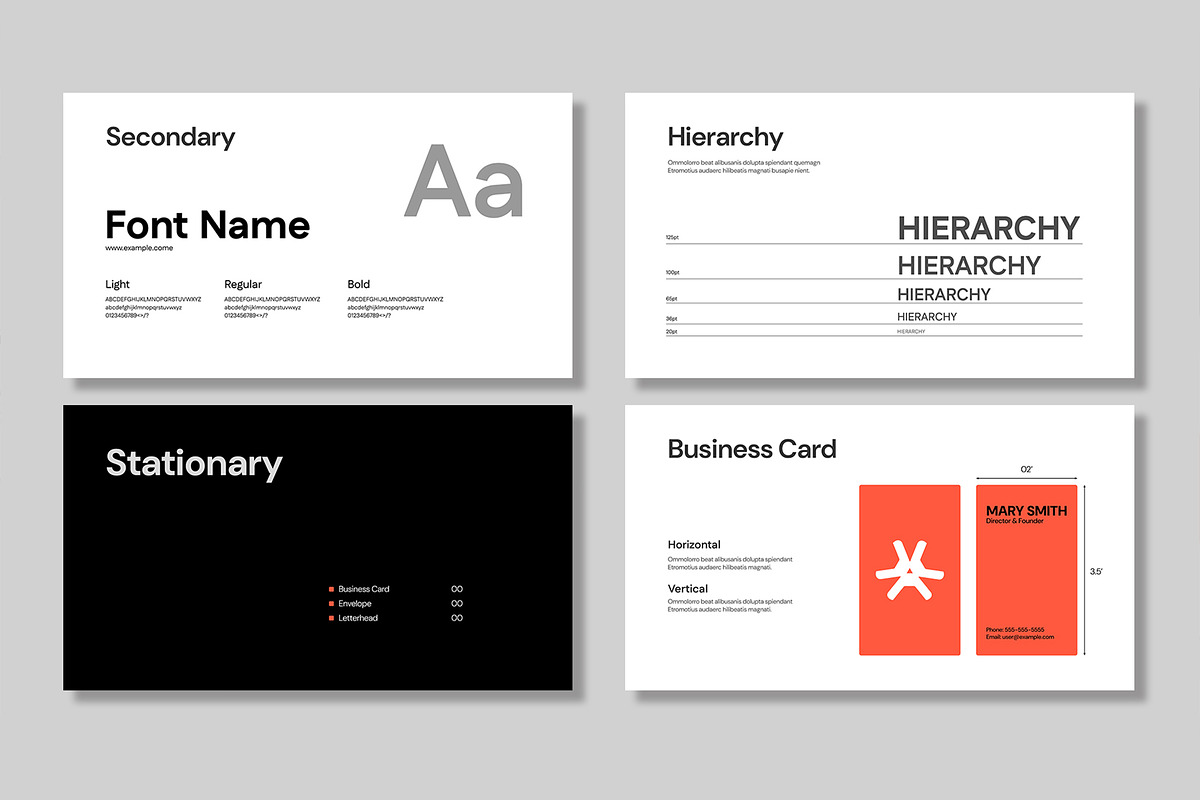 Modern Brand Guidelines Template, a Presentation Template by Mighty-Slide (Photo 6 of 7)
