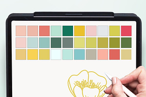 Procreate Color Palette PSD Swatches