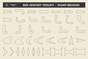 Mid-Century Retro Toolkit Procreate, a Brush Add-On by Brian Ritter Design (Thumbnail 5 of 11)