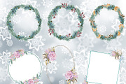Winter floral compositions and decor, a Decorative Illustration by Watercolor arts (Thumbnail 4 of 11)