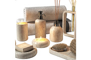 Bathroom accessories decorative set, an Object 3D Model by Archidizer (Thumbnail 7 of 8)