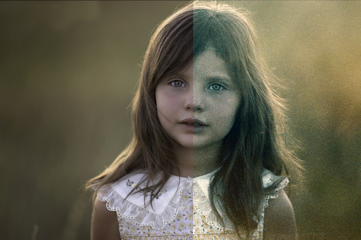 Vintage Film Grain Photo Effect, an Action Add-On by liptouse (Photo 4 of 8)