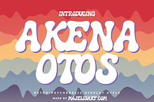 Akena Otos - Display font