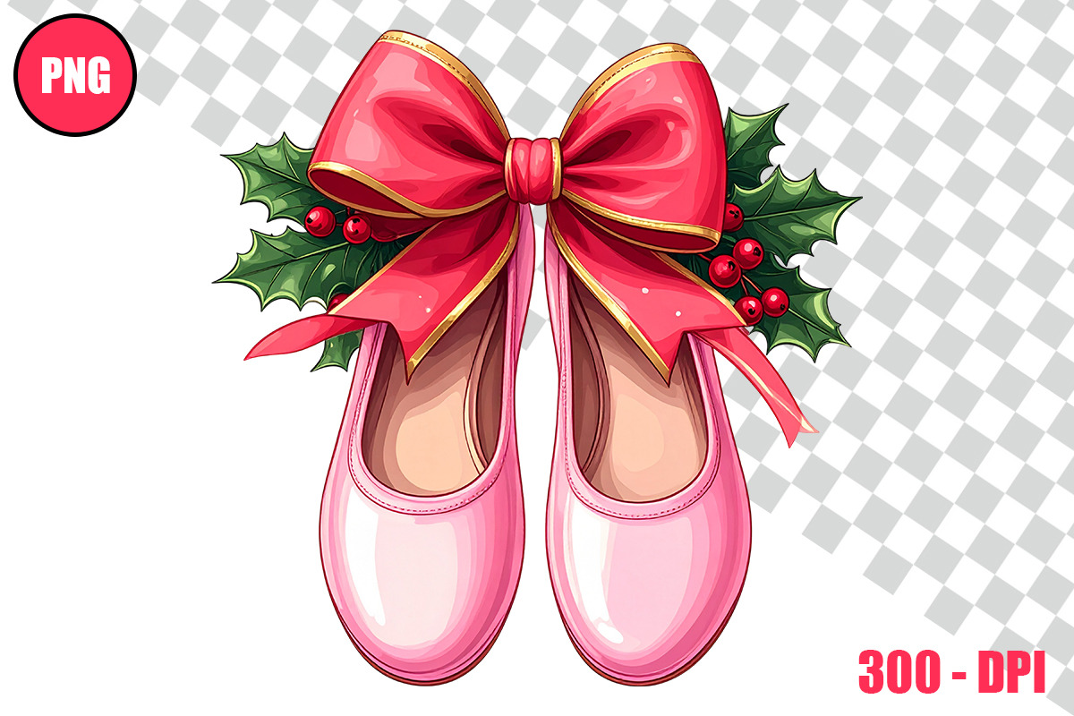 Christmas Ballet Slippers Cliparts, a Person Illustration by taramija (Photo 18 of 26)