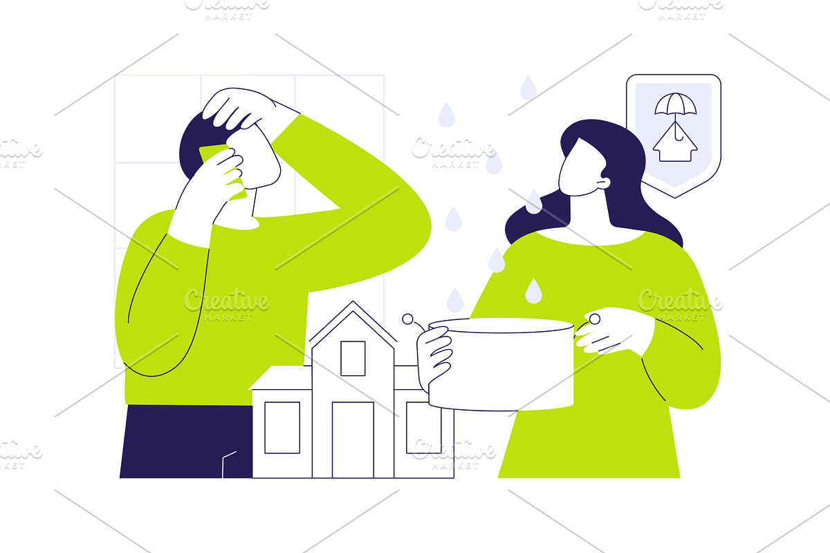 Home warranty abstract concept, an Object Illustration by Visual Generation