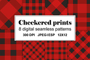 Checkered plain seamless patterns, a Pattern Graphic by Swetsol (Thumbnail 1 of 11)